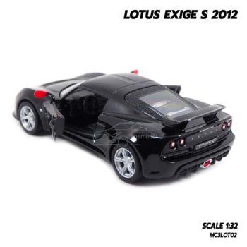 โมเดลรถ LOTUS EXIGE S 2012 (Scale 1:32) สีดำ รถเหล็ก ล้อยางหมุนได้