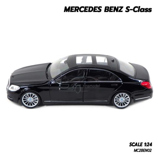 โมเดลรถเบนซ์ Mercedes Benz S-Class สีดำ (1:24) โมเดลรถ ของขวัญวันเกิด