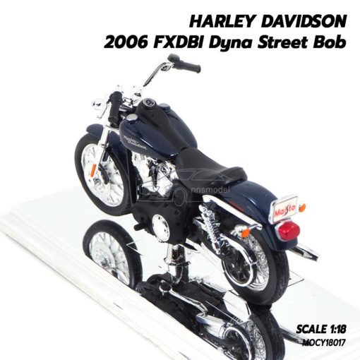 โมเดลฮาเล่ย์ HARLEY DAVIDSON 2006 FXDBI Dyna Street Bob (1:18) โมเดลประกอบสำเร็จ ผลิตโดย Masito