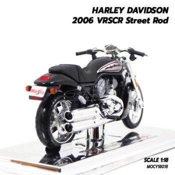 โมเดลฮาเล่ย์ HARLEY DAVIDSON 2006 VRSCR Street Rod (1:18) โมเดลประกอบสำเร็จ