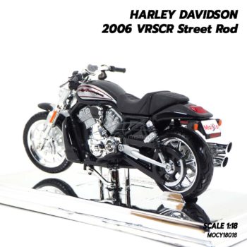 โมเดลฮาเล่ย์ HARLEY DAVIDSON 2006 VRSCR Street Rod (1:18) โมเดลรถสะสม ฮาเล่ย์เดวิดสัน