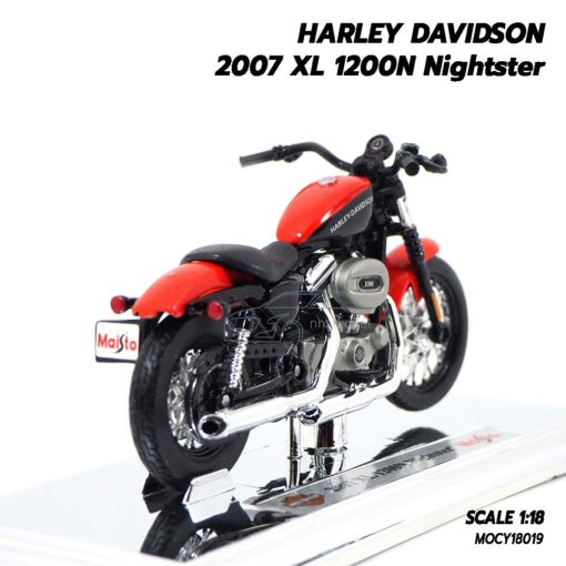 โมเดลฮาเล่ย์ HARLEY DAVIDSON 2007 XL 1200N Nightster (1:18) โมเดลประกอบสำเร็จ