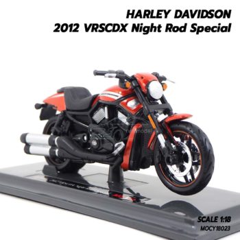 โมเดลฮาเล่ย์ HARLEY DAVIDSON 2012 VRSCDX Night Rod Special (1:18) harley models ประกอบสำเร็จ