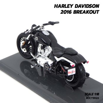 โมเดลฮาเล่ย์ HARLEY DAVIDSON 2016 BREAKOUT (1:18) โมเดลประกอบสำเร็จ โมเดลเหมือนจริง