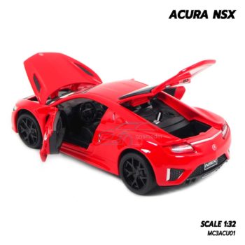 โมเดลรถ Acura Nsx ส แดง Scale 1 32 โมเดลรถม เส ยงม ไฟ เป ดได ครบ