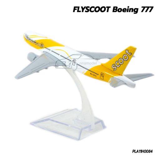 โมเดลเครื่องบิน FLYSCOOT B777 เครื่องบินโมเดล ประกอบสำเร็จ