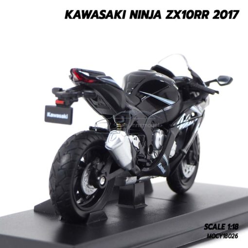 โมเดลบิ๊กไบค์ KAWASAKI NINJA ZX10RR 2017 (1:18) โมเดลประกอบสำเร็จ