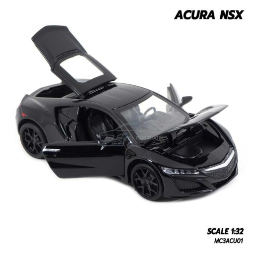 โมเดลรถ ACURA NSX (1:32) สีดำ โมเดลรถประกอบสำเร็จ เปิดได้ครบ