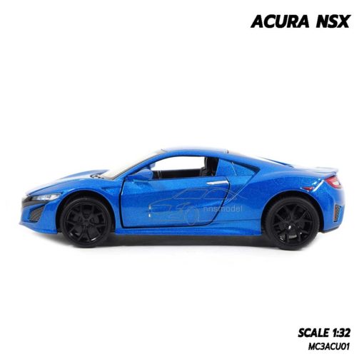 โมเดลรถ ACURA NSX สีน้ำเงิน (1:32) โมเดลรถเหล็ก ประกอบสำเร็จ พร้อมตั้งโชว์