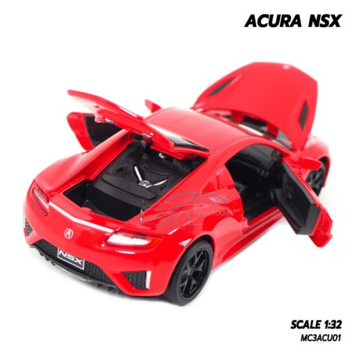 โมเดลรถ ACURA NSX สีแดง (1:32) รถโมเดล เครื่องยนต์จำลองสมจริง