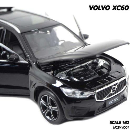 โมเดลรถ VOLVO XC60 สีดำ (1:32) เปิดห้องเครื่องได้