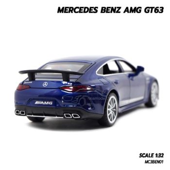 โมเดลรถเบนซ์ MERCEDES BENZ AMG GT63 สีน้ำเงิน (1:32) โมเดลรถเหล็ก พร้อมตั้งโชว์