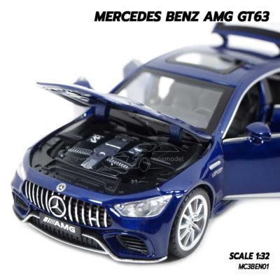 โมเดลรถเบนซ์ MERCEDES BENZ AMG GT63 สีน้ำเงิน (1:32) เครื่องยนต์สมจริง