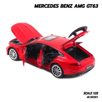 โมเดลรถเบนซ์ MERCEDES BENZ AMG GT63 สีแดง (1:32) โมเดลรถเหล็ก เปิดได้ครบรายละเอียดเหมือนจริง