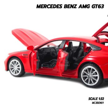 โมเดลรถเบนซ์ MERCEDES BENZ AMG GT63 สีแดง (1:32) โมเดลรถเหล็ก ภายในรถสมจริง