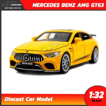 โมเดลรถเหล็ก MERCEDES BENZ AMG GT63 สีเหลือง (1:32)