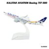 โมเดลเครื่องบินพาณิชย์ KALSTAR AVIATION Boeing 737-300 (16 cm) เครื่องบินจำลอง พร้อมตั้งโชว์