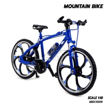 โมเดลจักรยาน เสือภูเขา MOUNTAIN BIKE น้ำเงิน (1:10) โมเดลจักรยาน ประกอบสำเร็จ