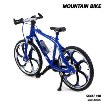 โมเดลจักรยาน เสือภูเขา MOUNTAIN BIKE น้ำเงิน (1:10) โมเดลจักรยาน ประกอบสำเร็จ พร้อมตั้งโชว์