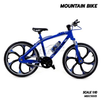โมเดลจักรยาน เสือภูเขา MOUNTAIN BIKE น้ำเงิน (1:10) โมเดลจักรยาน ราคาถูก