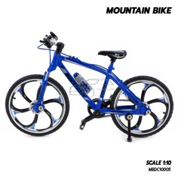 โมเดลจักรยาน เสือภูเขา MOUNTAIN BIKE น้ำเงิน (1:10) โมเดลจักรยาน วัสดุทำจากเหล็ก