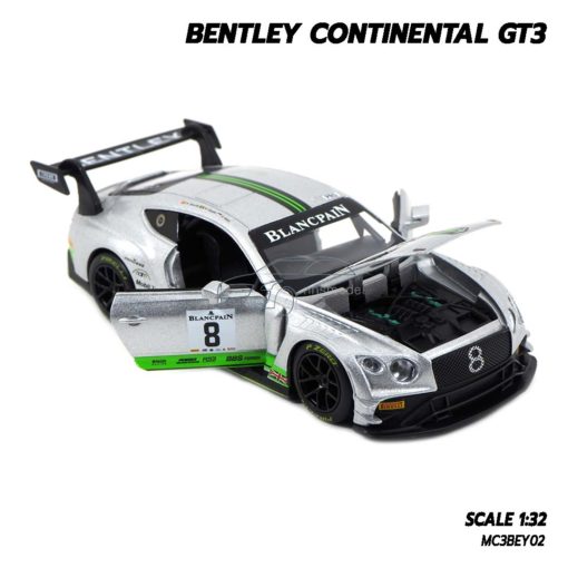 โมเดลรถ BENTLEY CONTINENTAL GT3 (1:32) โมเดลรถเหล็ก เปิดฝากระโปรงหน้ารถได้