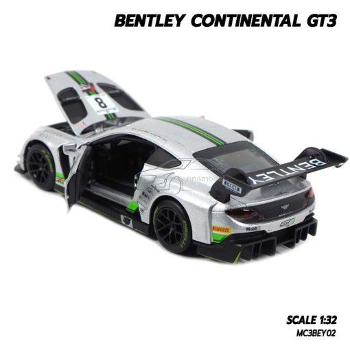 โมเดลรถ BENTLEY CONTINENTAL GT3 (1:32) โมเดลรถเหล็ก ภายในรถสมจริง