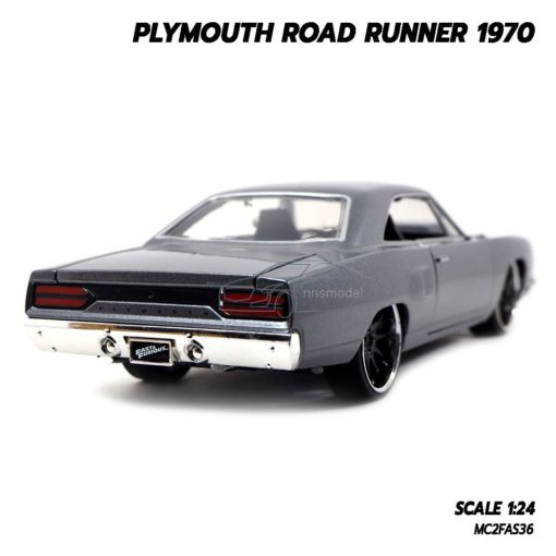 โมเดลรถฟาส PLYMOUTH ROAD RUNNER 1970 (1:24) โมเดลรถเหล็ก ประกอบสำเร็จ