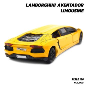 โมเดลรถ LAMBORGHINI AVENTADOR LIMOUSINE รถโมเดลประกอบสำเร็จ พร้อมตั้งโชว์