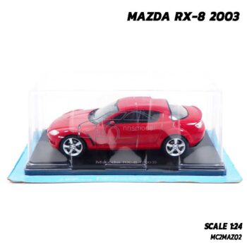 โมเดลรถ มาสด้า MAZDA RX8 2003 สีแดง (Scale 1:24) รถโมเดลประกอบสำเร็จ รุ่นหายาก
