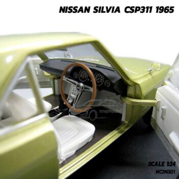 โมเดลรถคลาสสิค-NISSAN-SILVIA-CSP311-1965 โมเดลรถคลาสสิค ภายในรถจำลองสมจริง