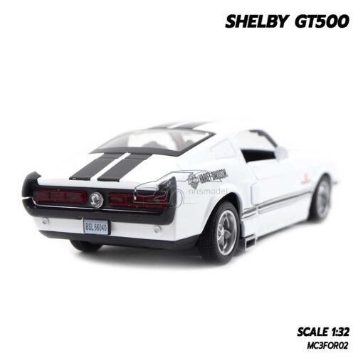 โมเดลรถ Shelby GT500 (Scale 1:32) โมเดลรถเหล็ก มีเสียงมีไฟ พร้อมถ่าน