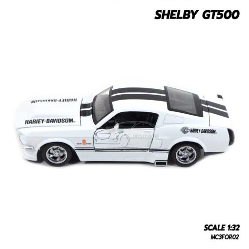 โมเดลรถ Shelby GT500 (Scale 1:32) model car เปิดฝากระโปรงท้ายได้ พร้อมตั้งโชว์