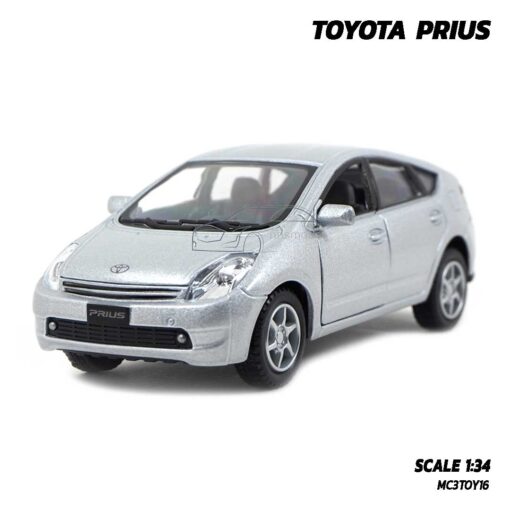 โมเดลรถ TOYOTA PRIUS สีบรอนด์ (1:34) โมเดลรถยนต์ โตโยต้า