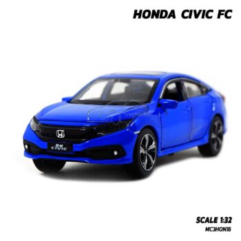 โมเดลรถฮอนด้า ซีวิค HONDA CIVIC FC สีน้ำเงิน (1:32)