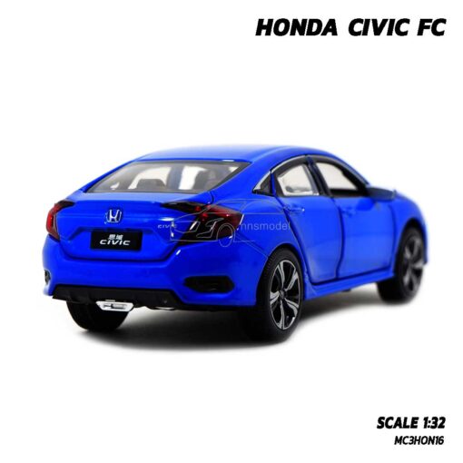 โมเดลรถฮอนด้า ซีวิค HONDA CIVIC FC สีน้ำเงิน (1:32) เปิดประตูได้ครบ