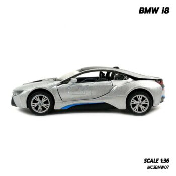 โมเดลรถเหล็ก BMW i8 สีบรอนด์ จำลองเหมือนจริง