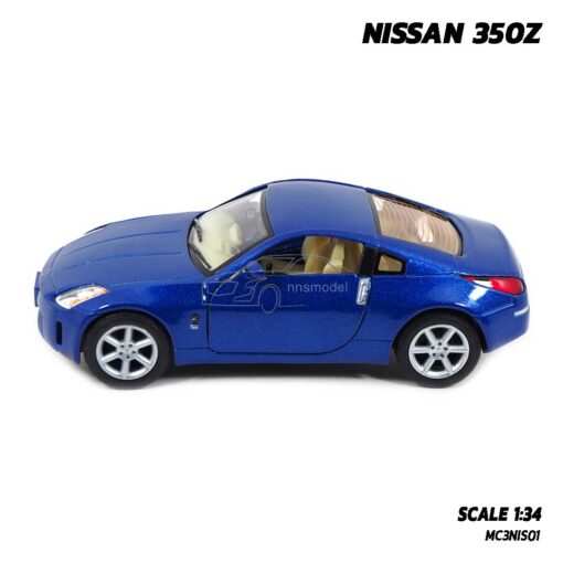 โมเดลรถเหล็ก NISSAN 350 สีแดง (1:34) โมเดลประกอบสำเร็จ