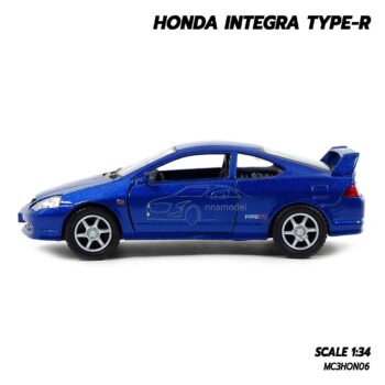 โมเดลรถ ฮอนด้า Honda Integra Type R สีน้ำเงิน รถเหล็กโมเดล Diecast Model