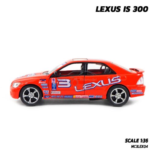 โมเดลรถ LEXUS IS 300 (Scale 1:36) รถโมเดล ของสะสม Kinsmart
