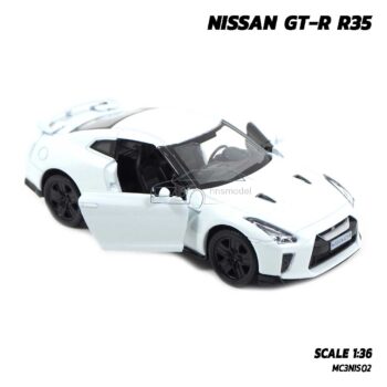 โมเดลรถ นิสสัน NISSAN GT-R R35 (1:36) รถเหล็กจำลอง เปิดประตูซ้ายขวาได้