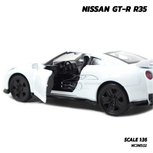 โมเดลรถ นิสสัน NISSAN GT-R R35 (1:36) รถเหล็กจำลอง ประกอบสำเร็จ พร้อมตั้งโชว์