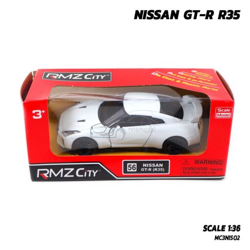 โมเดลรถ นิสสัน NISSAN GT-R R35 (1:36) รถเหล็กจำลอง ของสะสม RMZ City