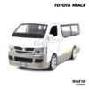 โมเดลรถตู้ TOYOTA HIACE สีขาว (1:32) โมเดลรถเหล็ก มีเสียงมีไฟ