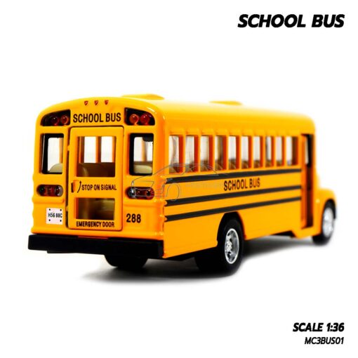 โมเดลรถเหล็ก รถโรงเรียน School Bus รถอเมริกัน