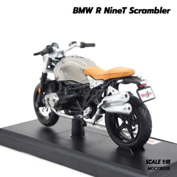 โมเดลมอเตอร์ไซด์ BMW R NineT Scrambler (Scale 1:18) โมเดลจำลองสมจริง