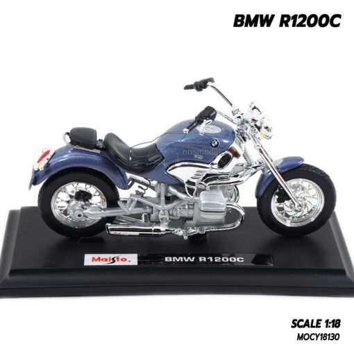 โมเดลมอเตอร์ไซด์ BMW R1200C (Scale 1:18) โมเดลประกอบสำเร็จ พร้อมฐานตั้งโชว์