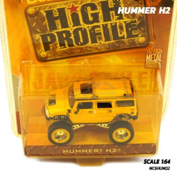 โมเดลรถ HUMMER H2 สีเหลือง Jada (1:64) model รถ ฮัมเมอร์ jada