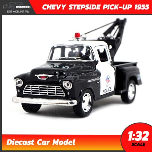 โมเดลรถตำรวจ CHEVY STEPSIDE PICK-UP 1955 (Scale 1:32)