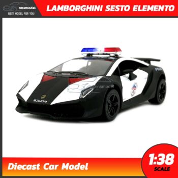 โมเดลรถตำรวจ LAMBORGHINI SESTO ELEMENTO (Scale 1:38)